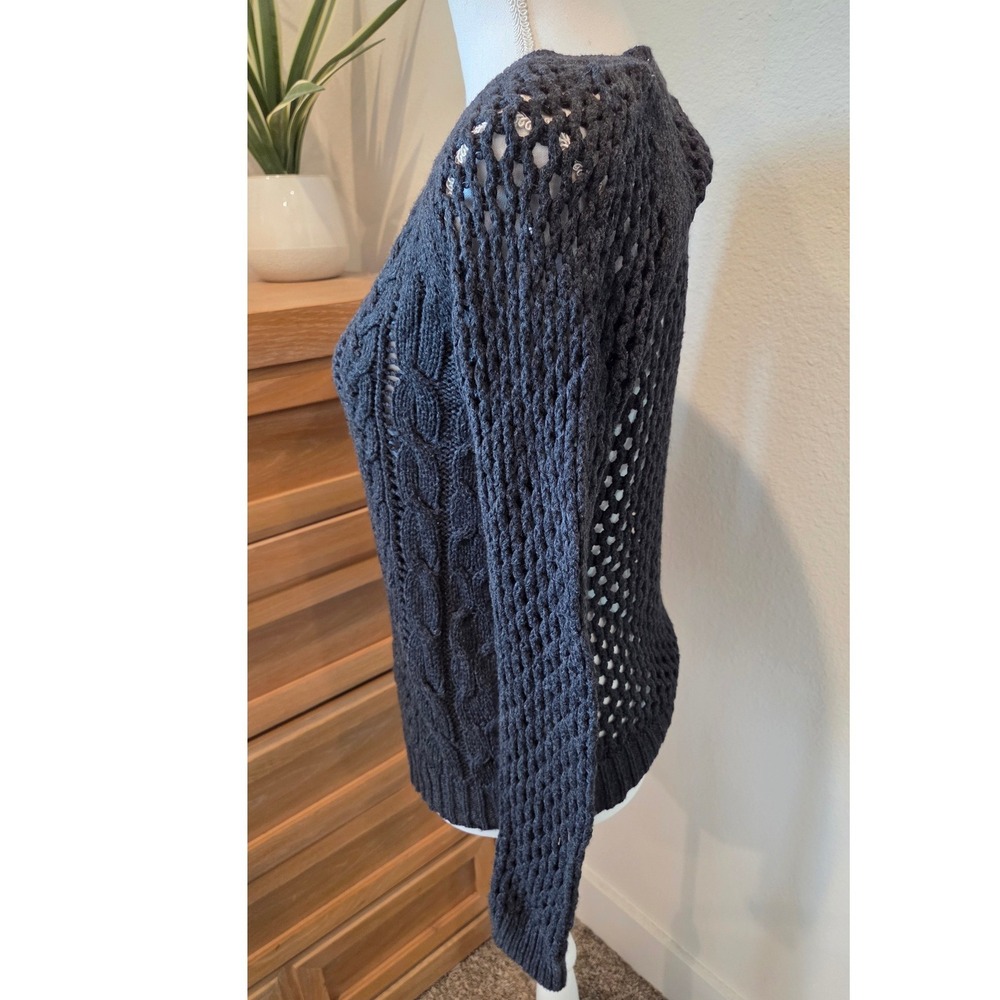 American Eagle Outfitters Womens Wool Blend Sweater Goth, Minimalist, Earthy XS - Picture 7 of 10